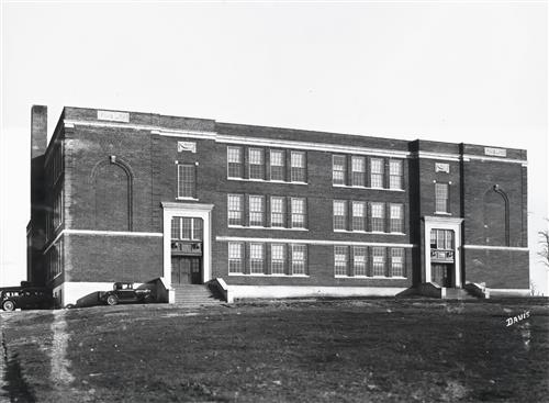 The original Lucy Addison High School, built in 1928.